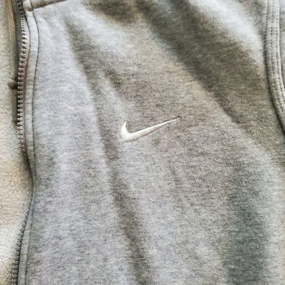 NIKE Full Zip Hoodie Size L Gray Womens - SEE NOTES - Picture 11 of 12
